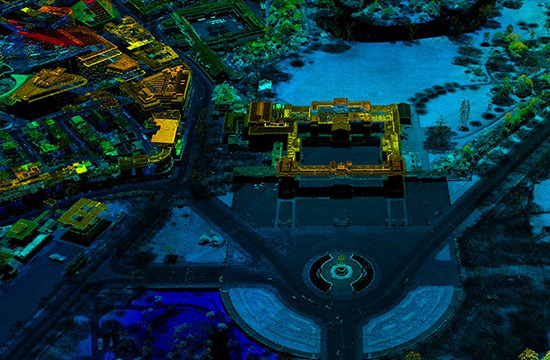 PointCloud side image buildings