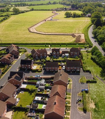 Bramley Sewer Scheme Aerial Image