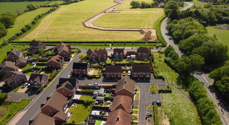 Bramley Sewer Scheme Aerial Image